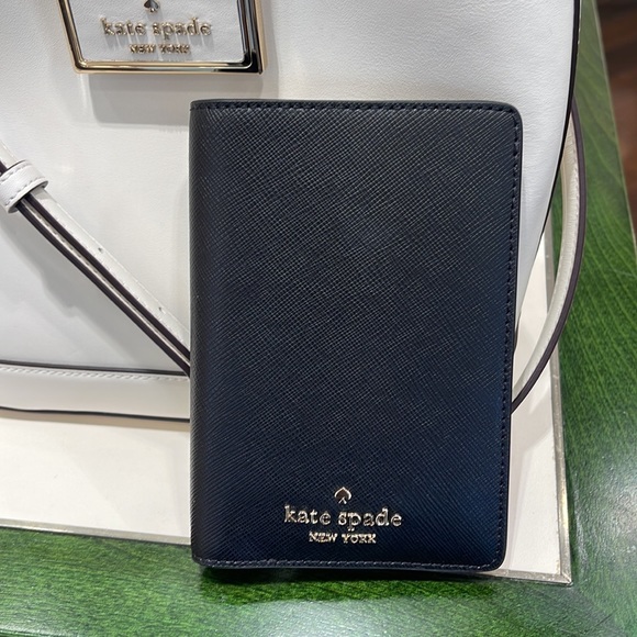 Kate Spade Madison Leather Passport Holder, Crush Proof, Black
NWT - Picture 7 of 16